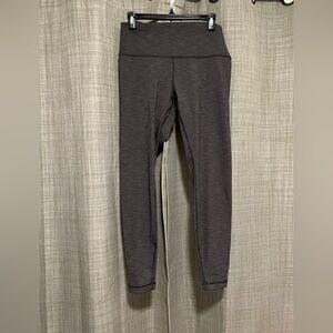 Lululemon wunder under Dark Gray High-Waisted Leggings